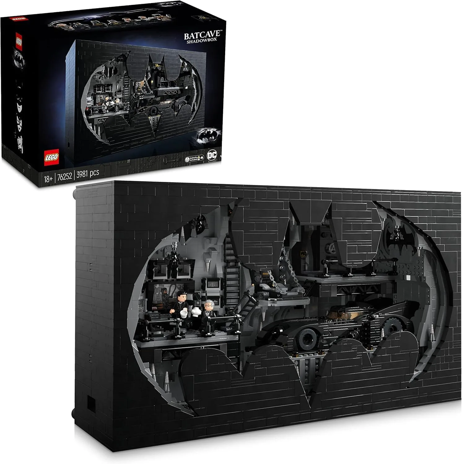 Best Lego set for lego sets for adults batman: LEGO DC Batcave – Shadow Box (76252)