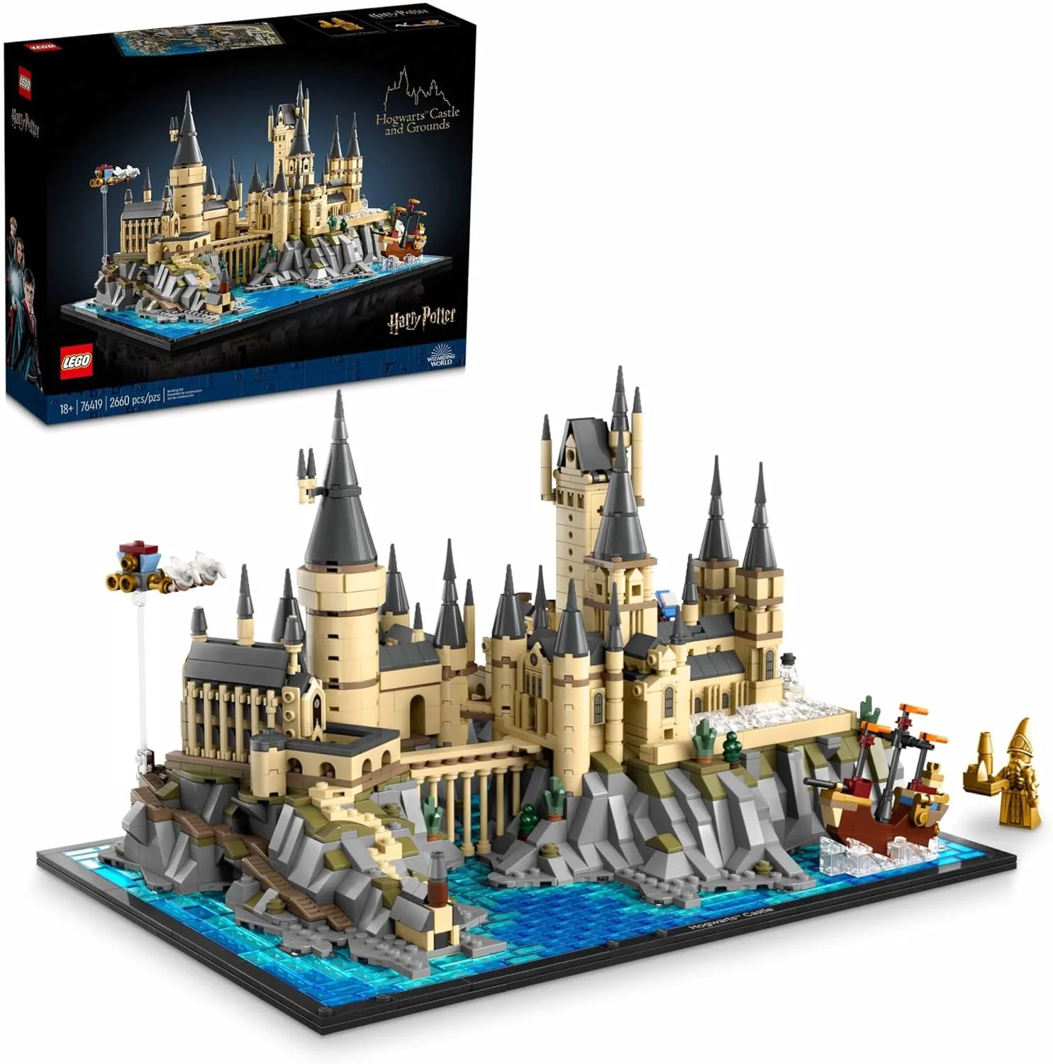 Best Lego set for LEGO sets for Adults Harry Potter: LEGO Harry Potter Hogwarts Castle and Grounds (76419)