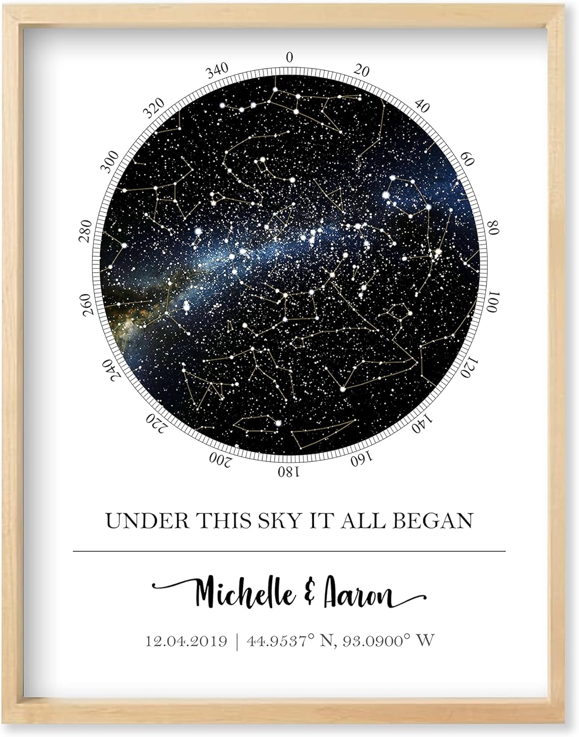 Custom Star Map – Personalized Star Map