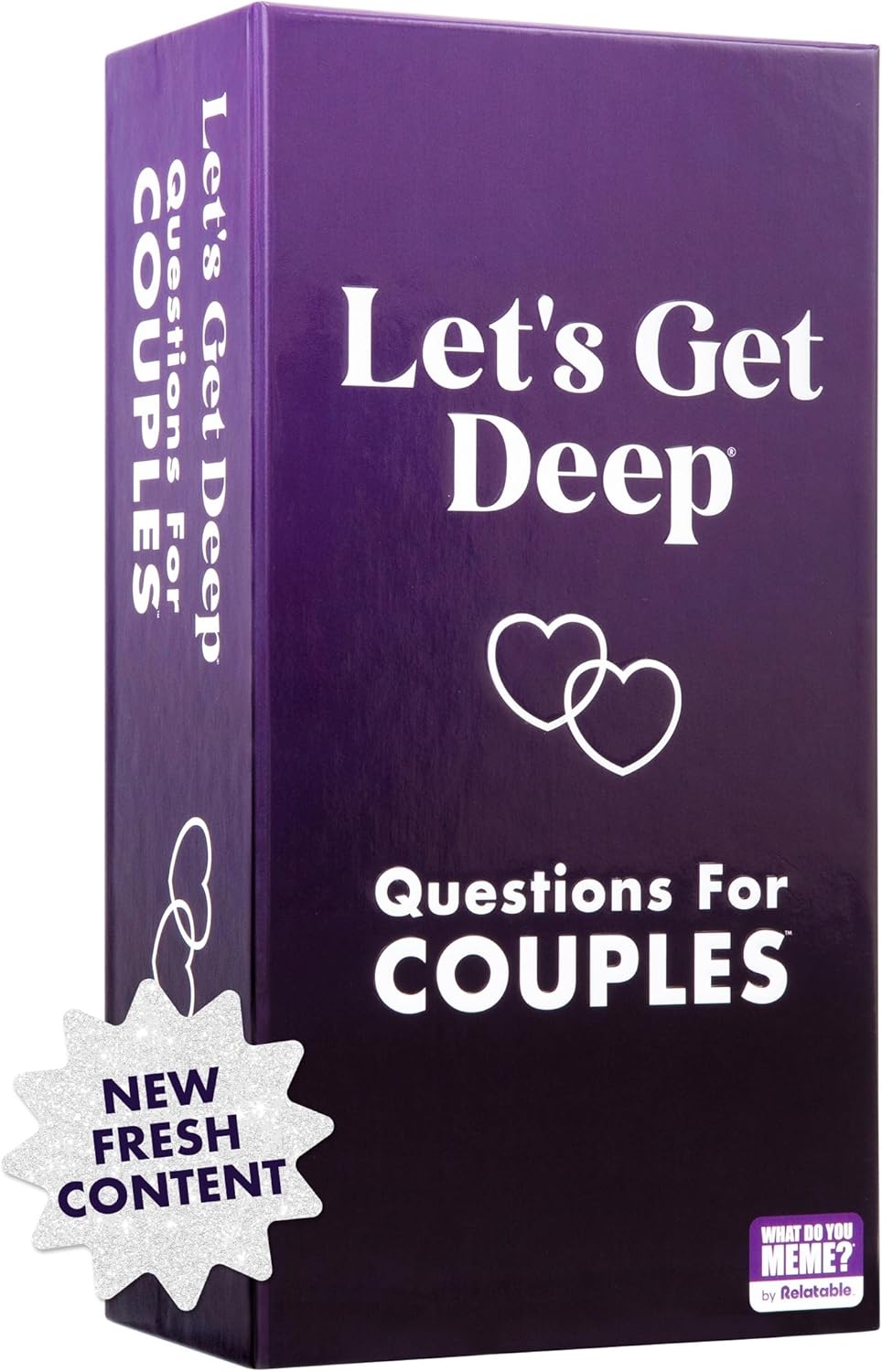 Let’s Get Deep by Relatable Game – 300 Fun Couple Cards for Date Night