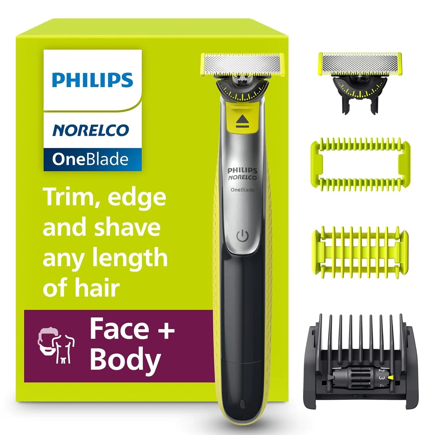 Philips Norelco OneBlade 360 – Ultimate Hybrid Trimmer & Shaver