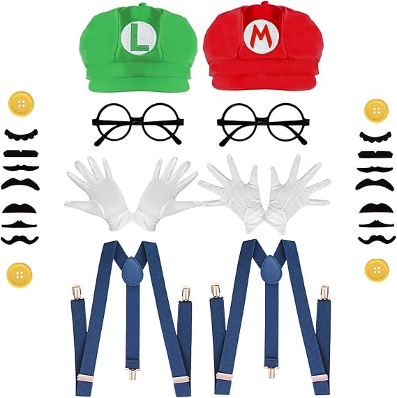 Super Bros Costume Kit (All Ages)