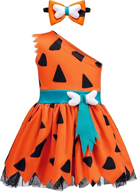 Spooktacular Creations “Pebbles” Cavegirl Dress