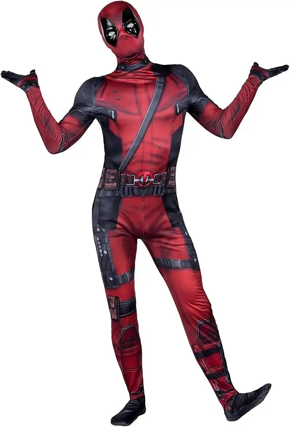 MARVEL Deadpool Official Adult Deluxe Zentai Costume