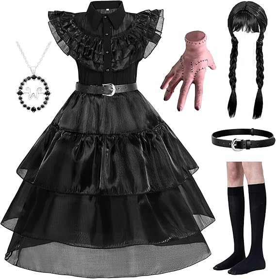 WYB Black Cosplay Dress (4–12Y)