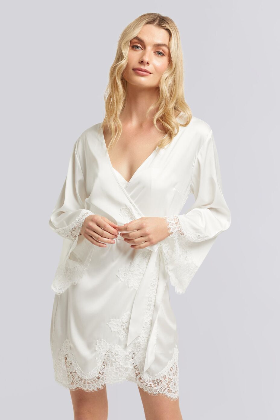  Homebodii Satin Robe