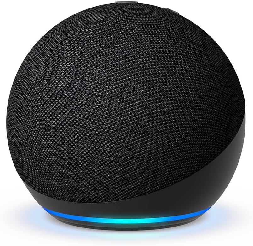 Echo Dot (5th Gen) Smart Speaker with Alexa – Charcoal