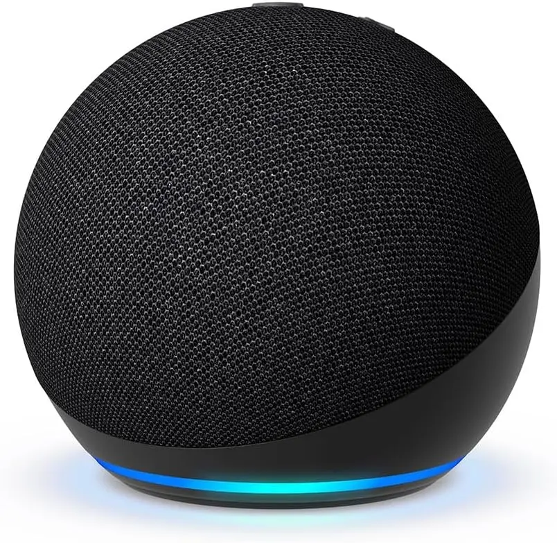 Echo Dot (5th Gen) Smart Speaker with Alexa – Charcoal