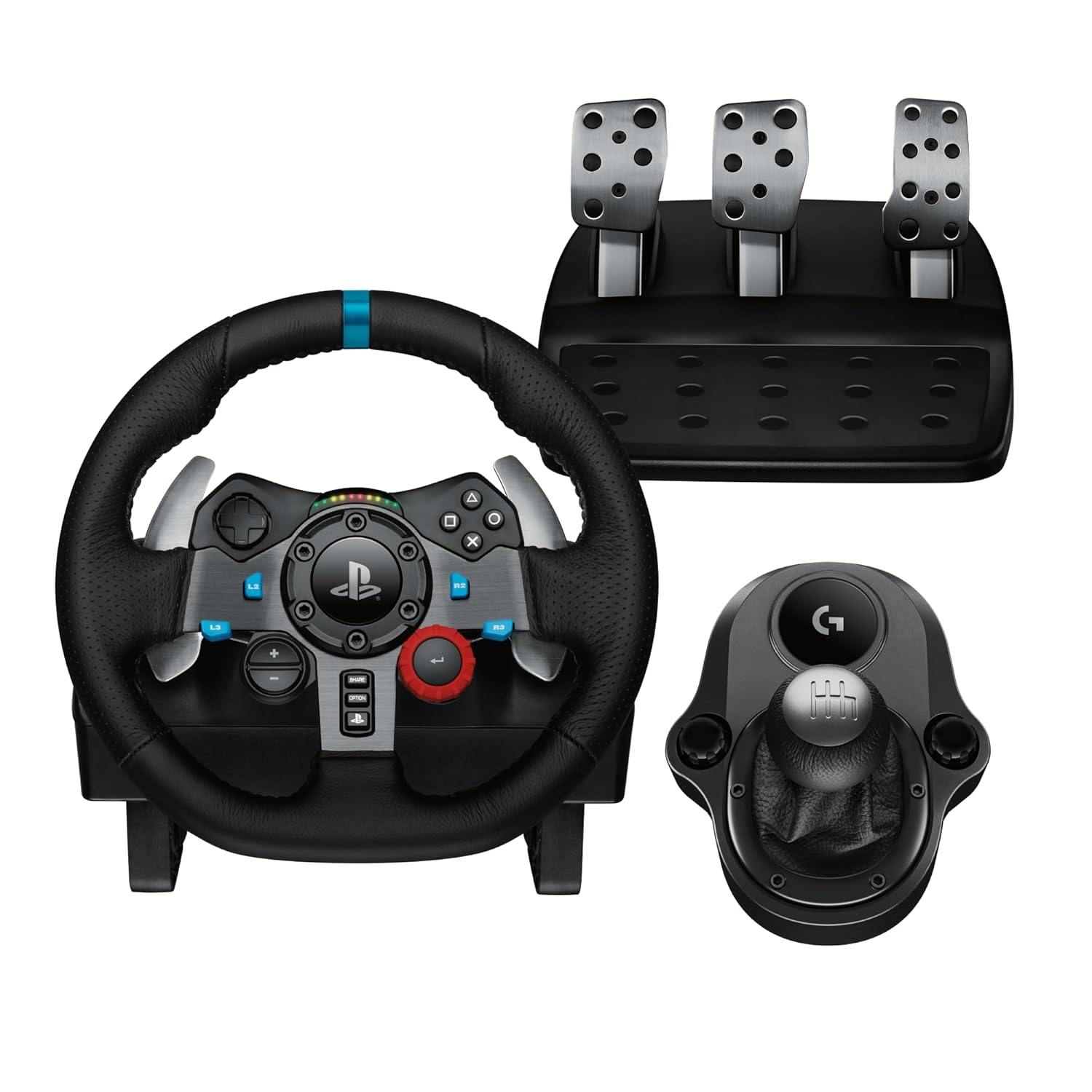 Logitech G29 Driving Force Racing Wheel & Shifter Bundle
