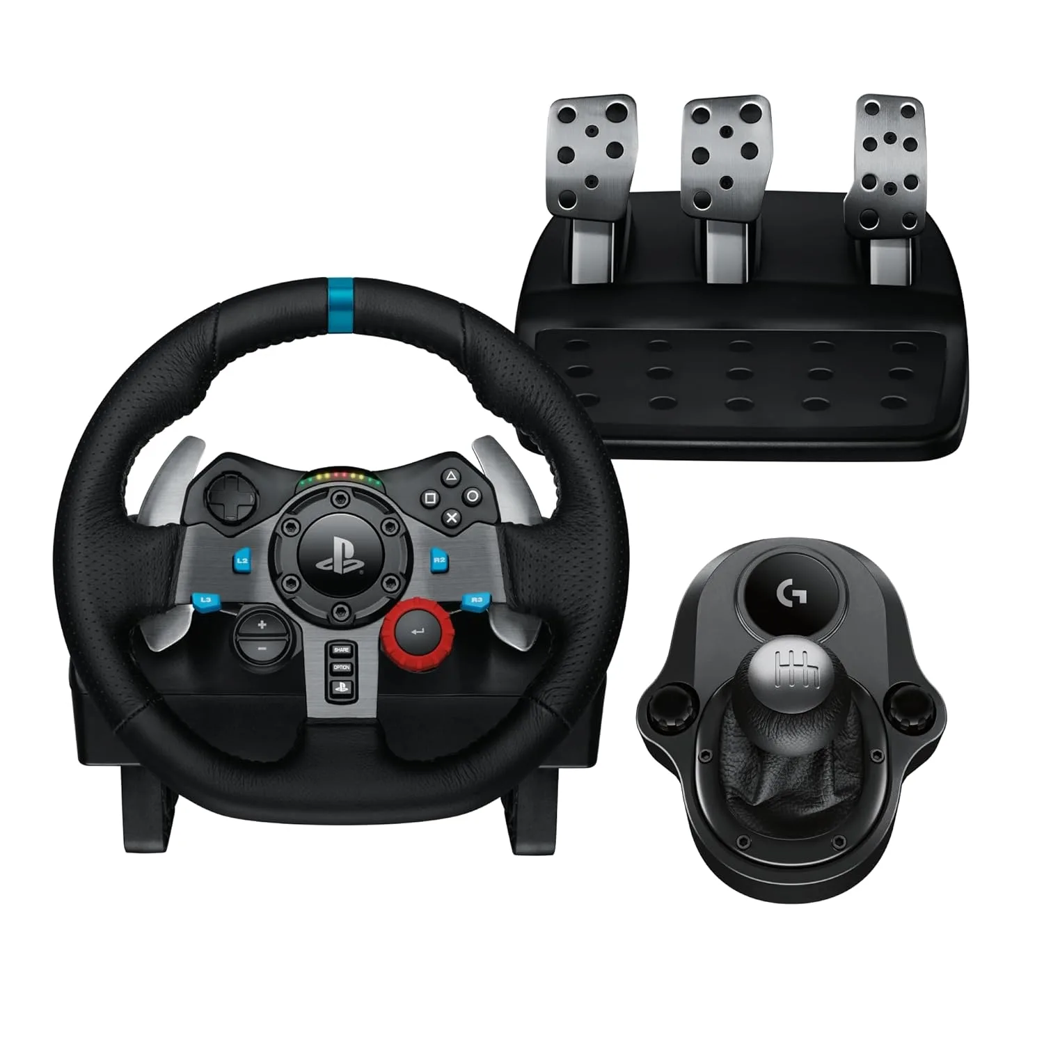 Logitech G29 Driving Force Racing Wheel & Shifter Bundle