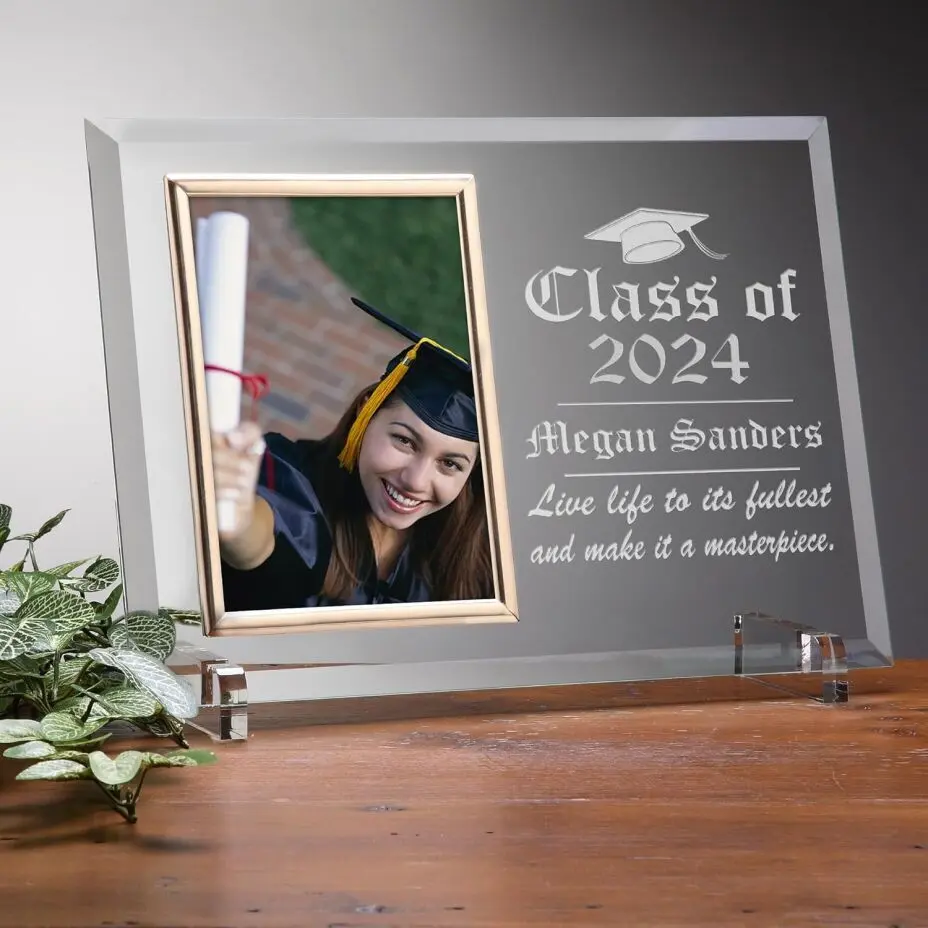 Rustic Wood Personalized Graduation Picture Frame by Personalization Mall