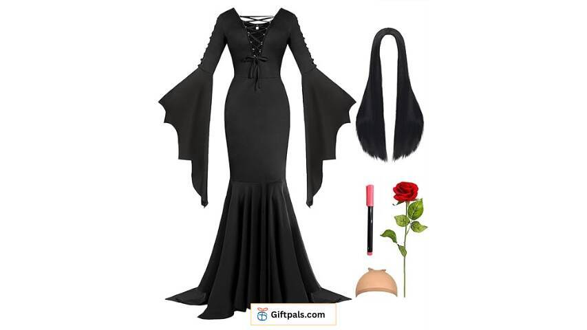 Mosong 5pcs Halloween Costume Set for Adult  