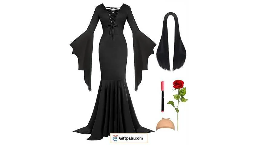 Mosong 5pcs Halloween Costume Set for Adult  