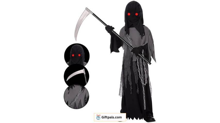 Lomesion Grim Reaper Costume for Kids