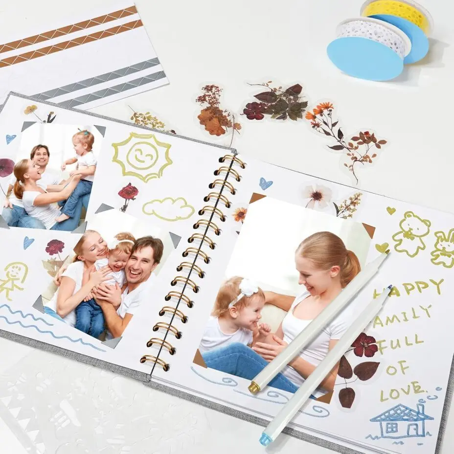 ienrose Scrapbook Photo Album Kit