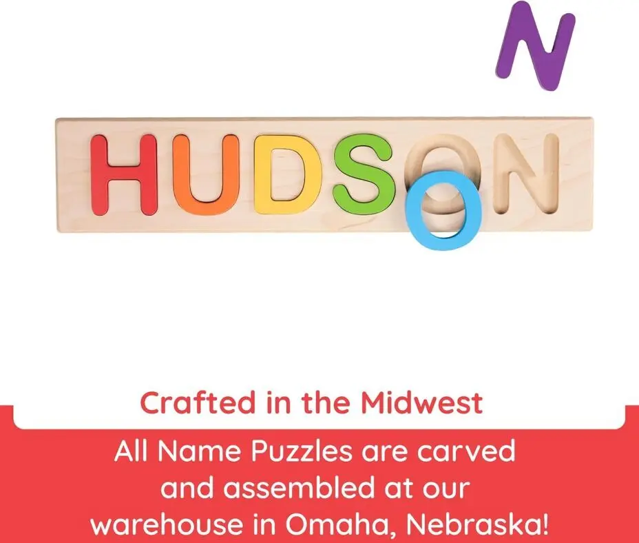 Custom Wooden Name Puzzle