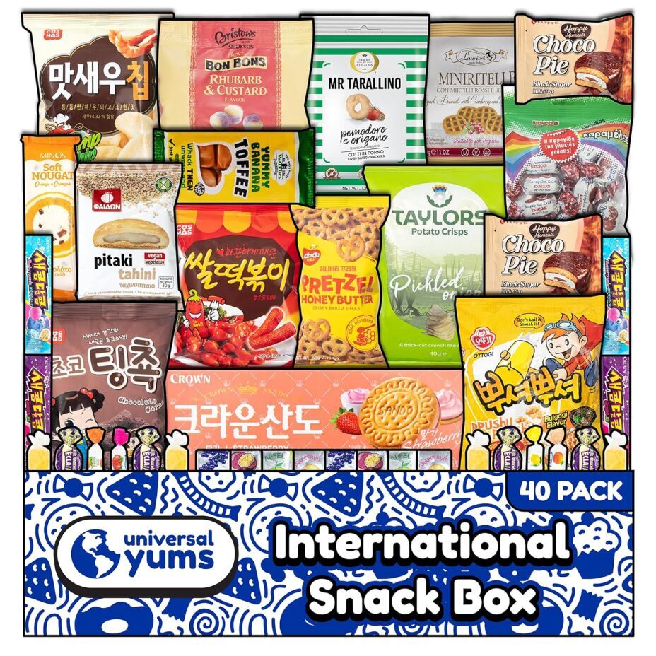 Monthly Snack Box – Universal Yums 40-Snack International Pack
