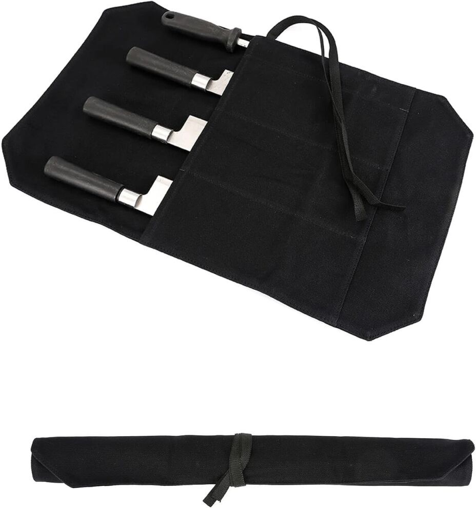 HENSE 4-Slot Compact Knife Roll
