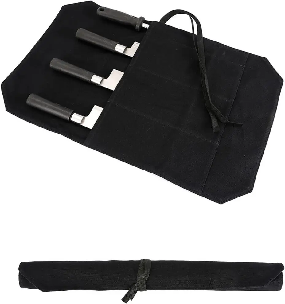 HENSE 4-Slot Compact Knife Roll