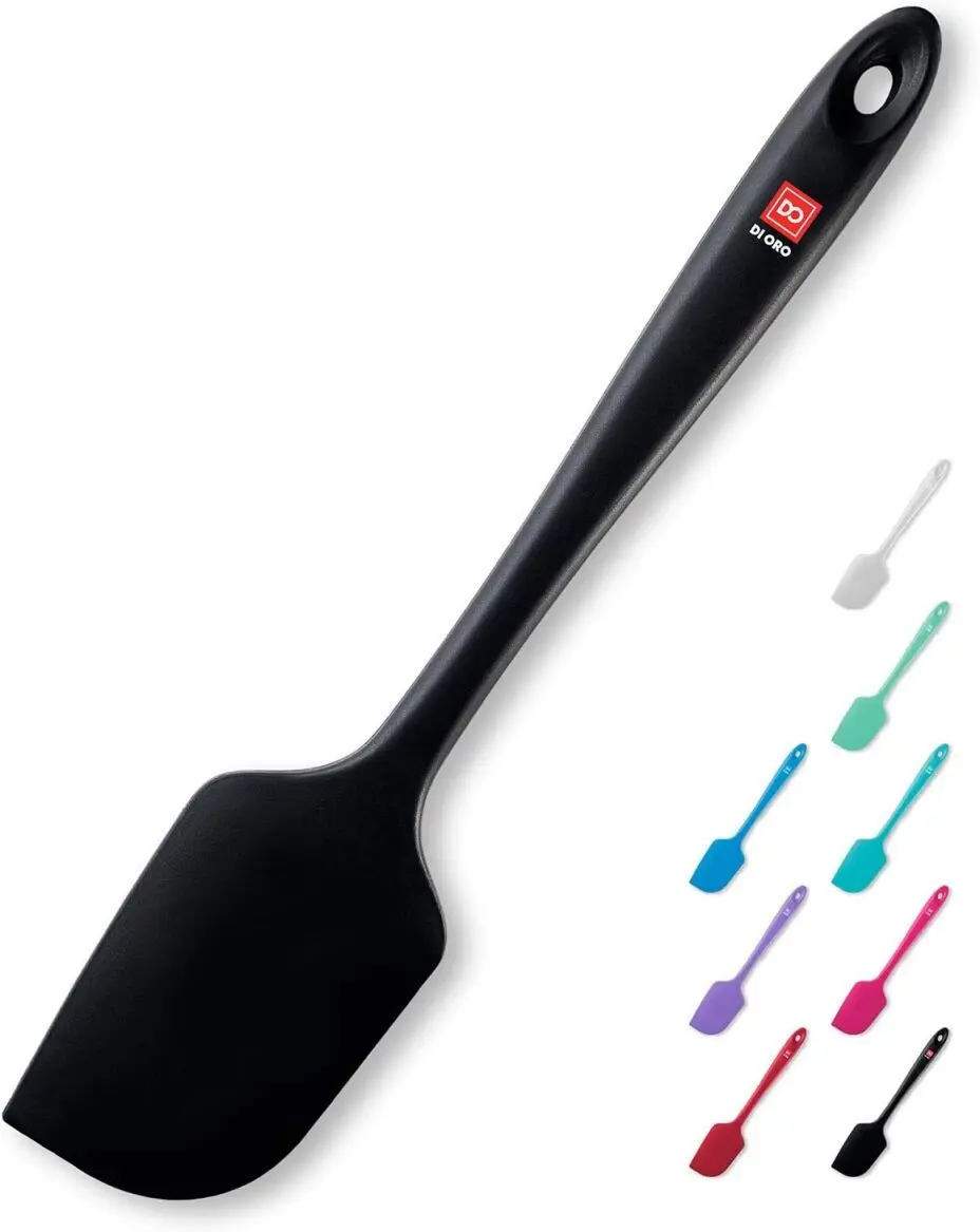 DI ORO Silicone Spatula – 600°F Heat-Resistant