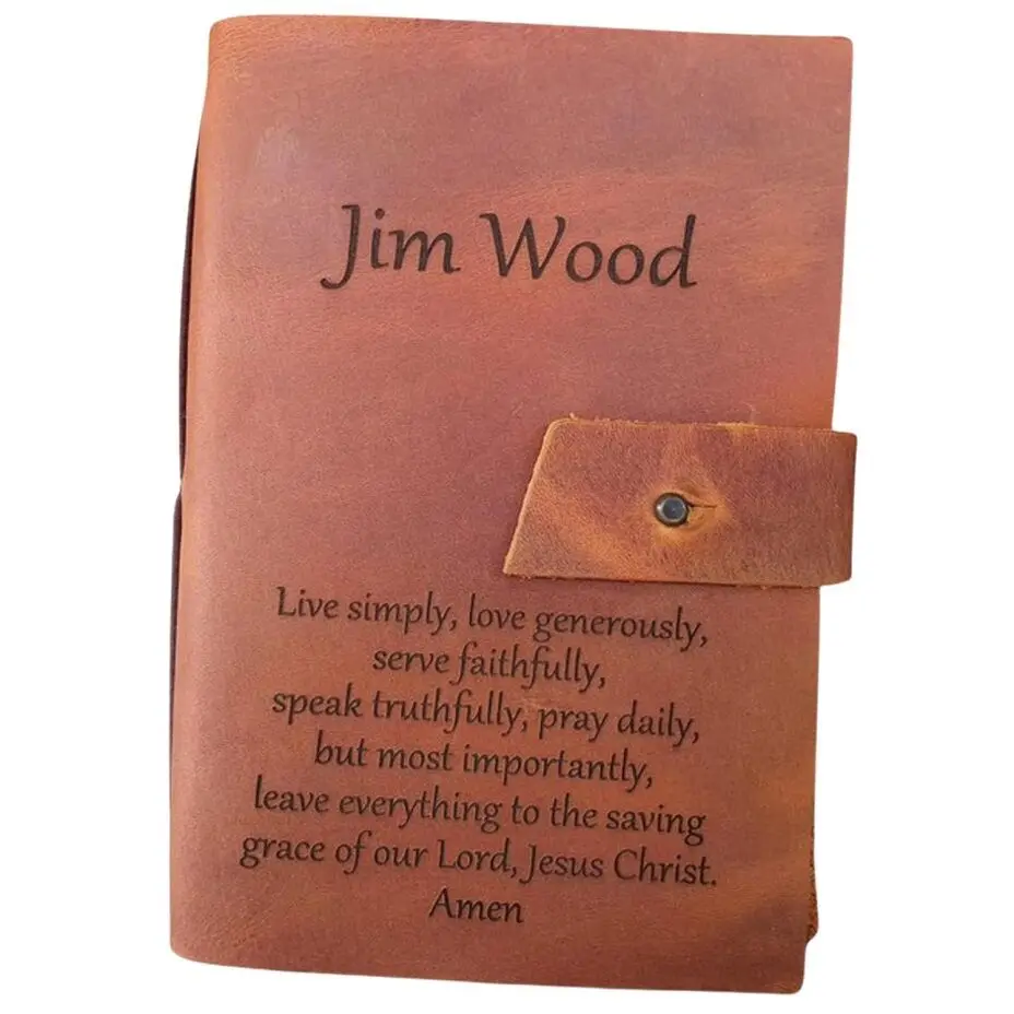 SFdizayn Personalized Leather Journal