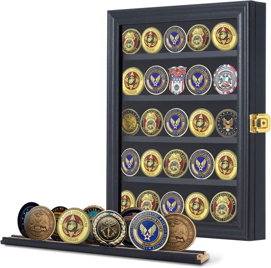 DisplayGifts 19″×14″ Pin & Medal Shadow Box