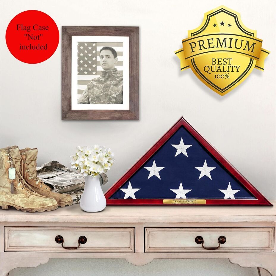 Americanflat Burial Flag Display Case