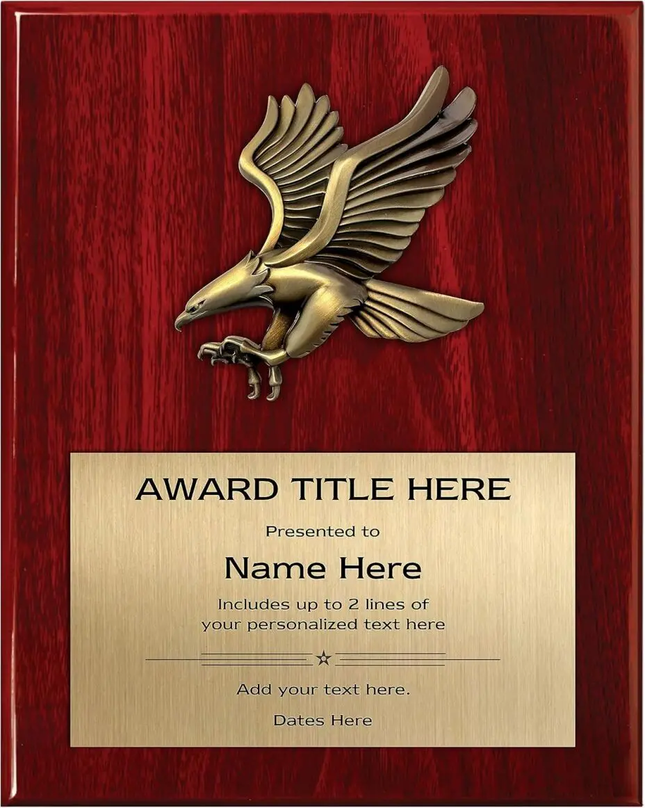 Personalized Military Service Plaque