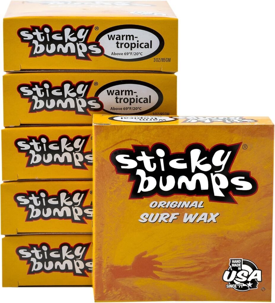 Sticky Bumps Warm/Tropical Surf Wax - 6 Pack