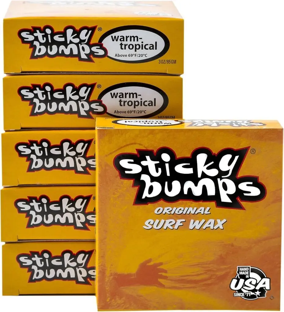 Sticky Bumps Warm/Tropical Surf Wax - 6 Pack