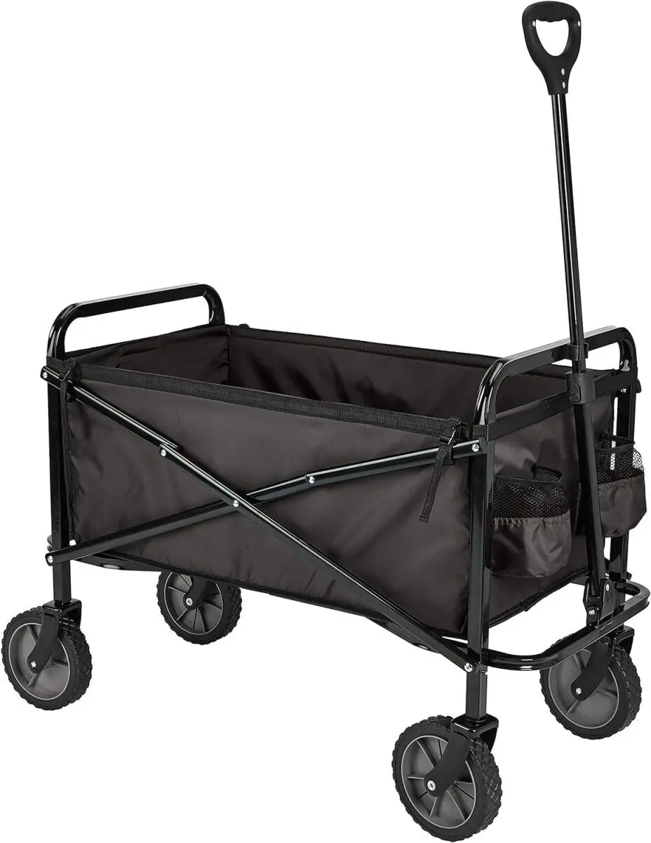 Amazon Basics Collapsible Heavy-Duty Utility Wagon