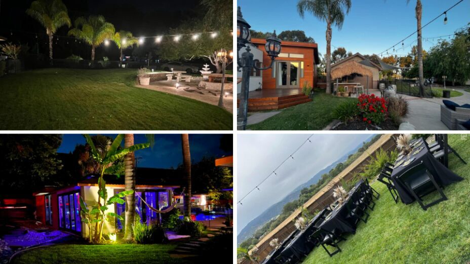 Country Venue with a Pop of Color and an Awesome View