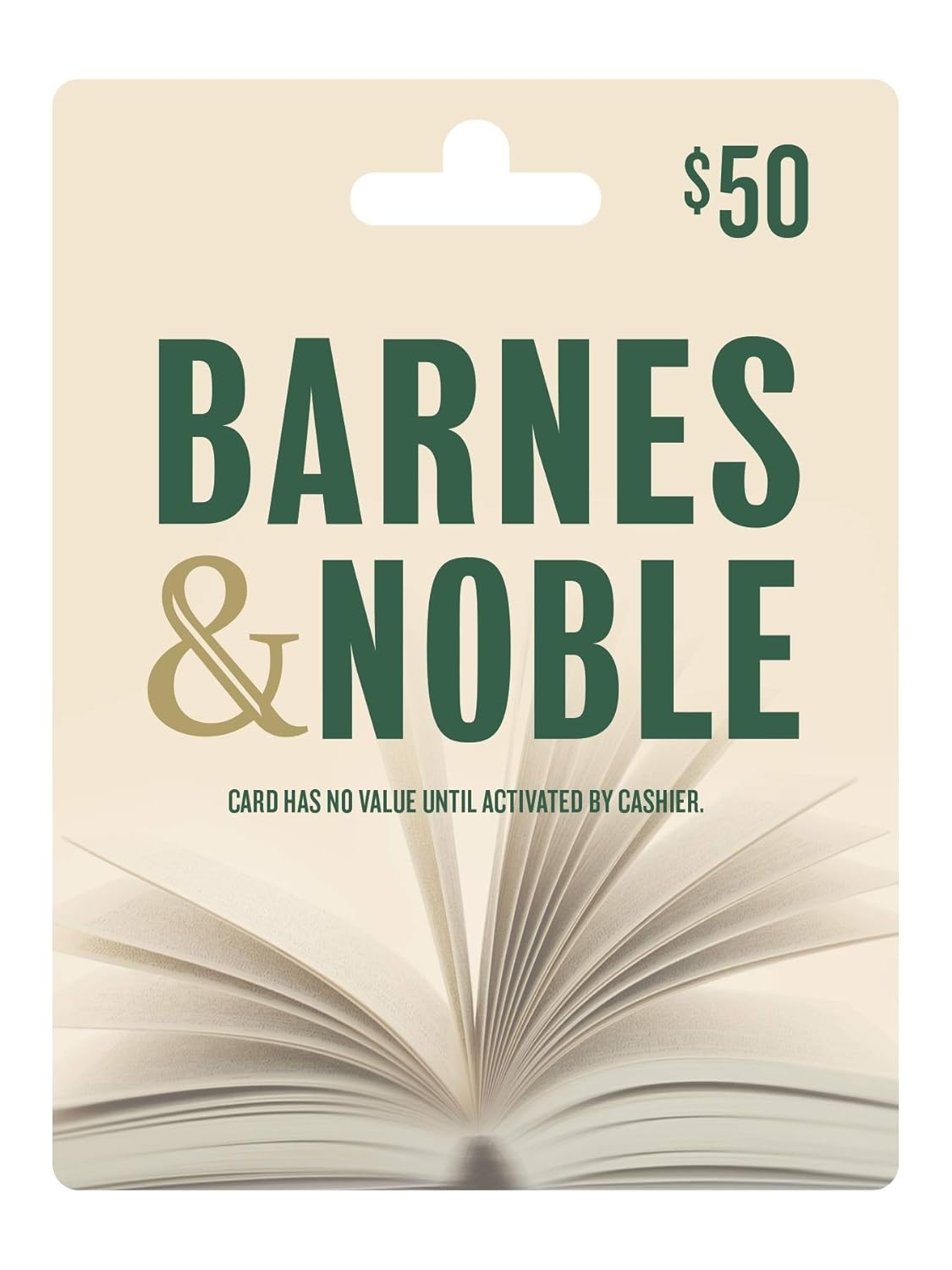 Barnes & Noble 50 dollar gift card – flexible New Year gift for teachers who love books and reading