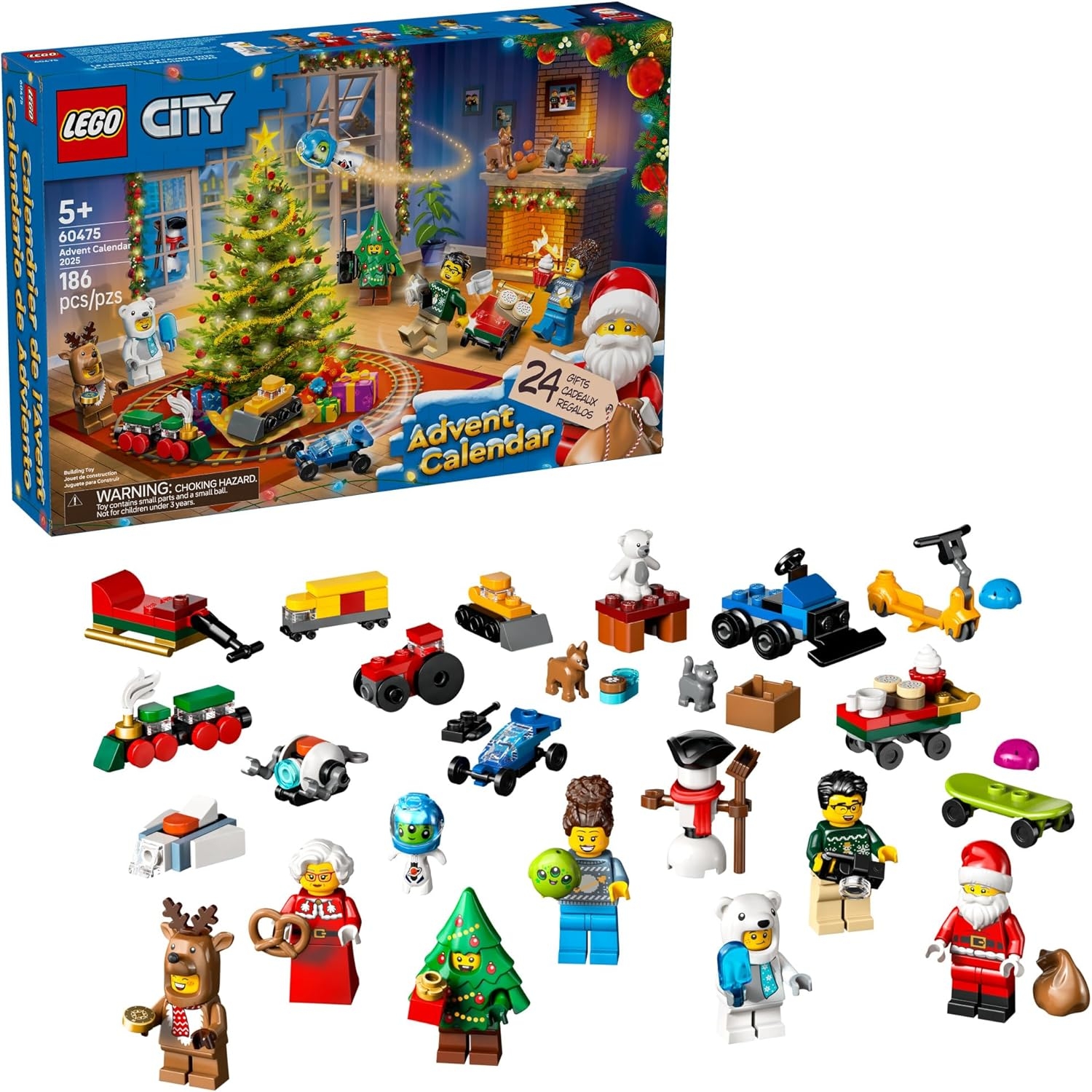 "LEGO City Advent Calendar 2025 kids toy – fun holiday countdown and New Year gift for children who enjoy building