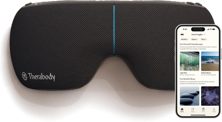 Therabody SmartGoggles (2nd Generation) Heated Eye Mask & Eye Massager