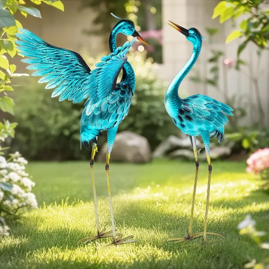 Oversized Metal Sculptures