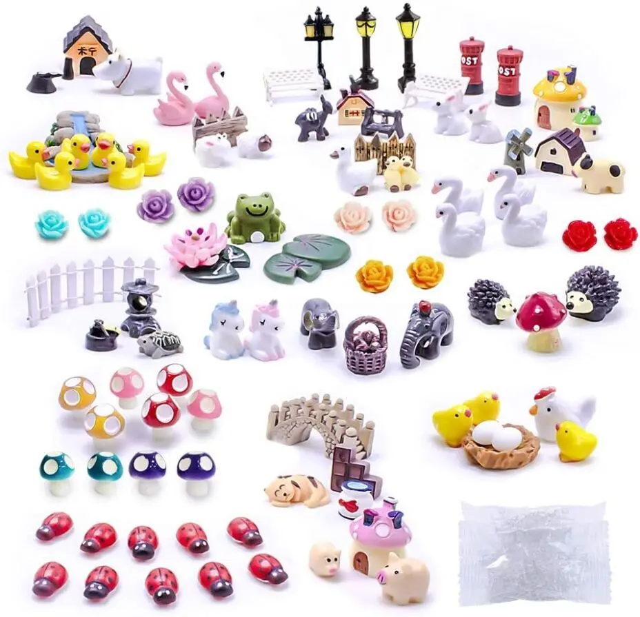 Dracarys Selected 100 Pcs Fairy Garden Accessories