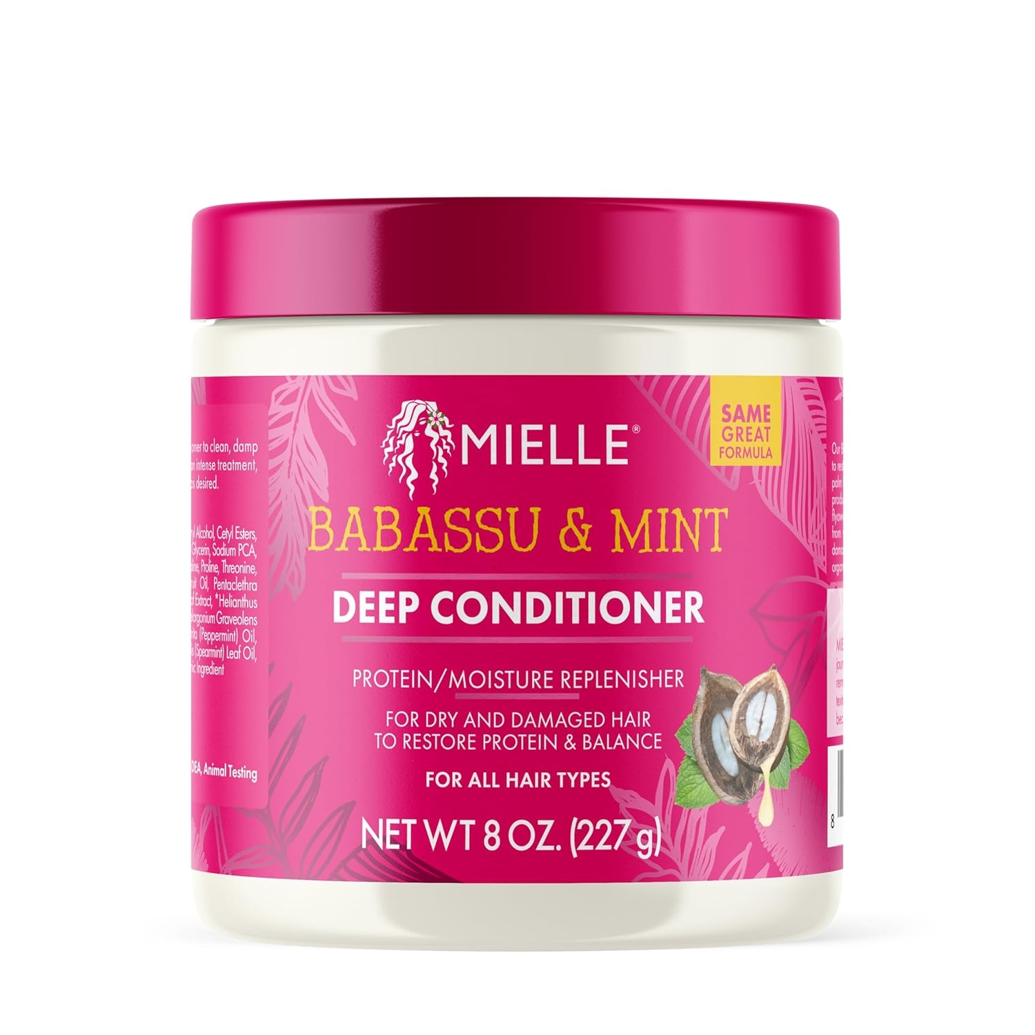 Mielle Organics Babassu & Mint Deep Conditioner with Protein (8 oz)