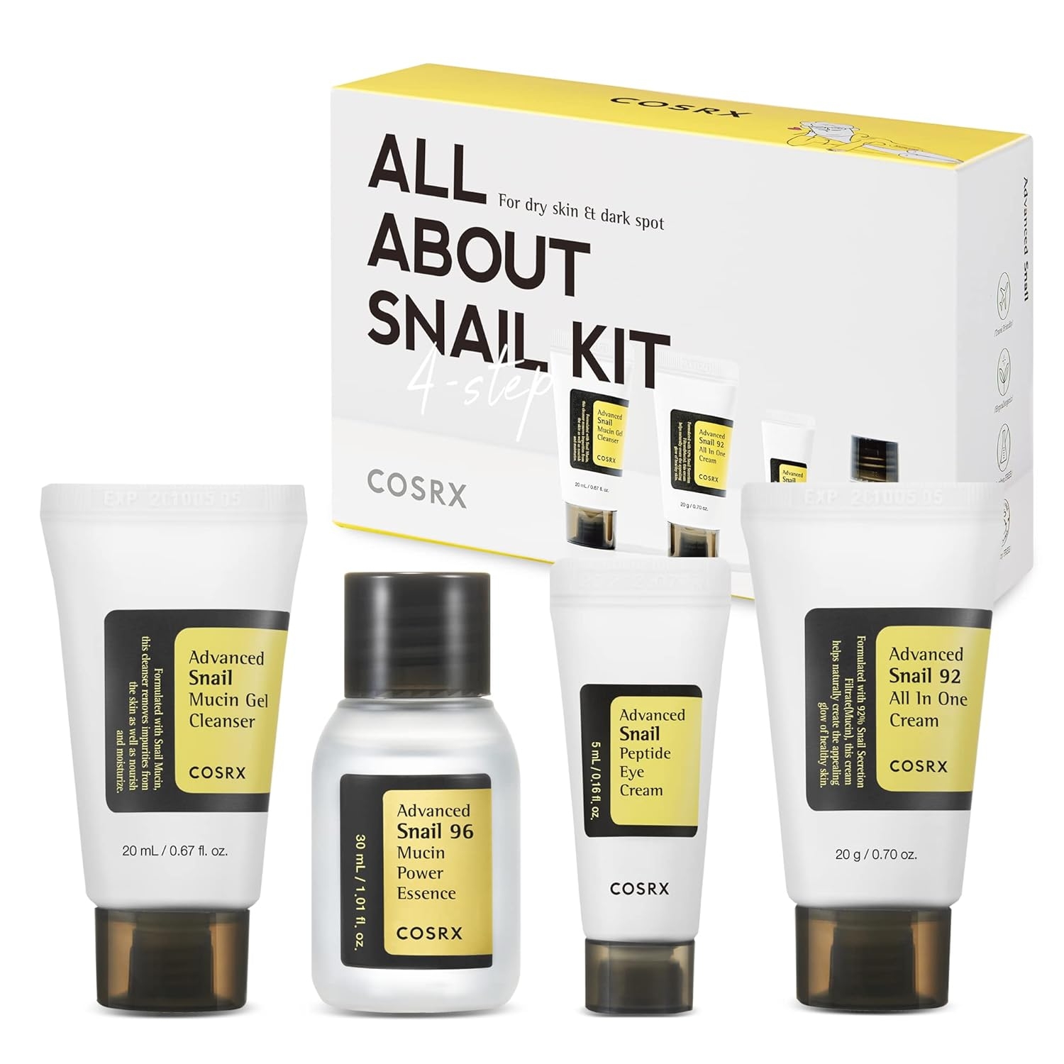 COSRX All About Snail Mucin Korean Skin Care Set