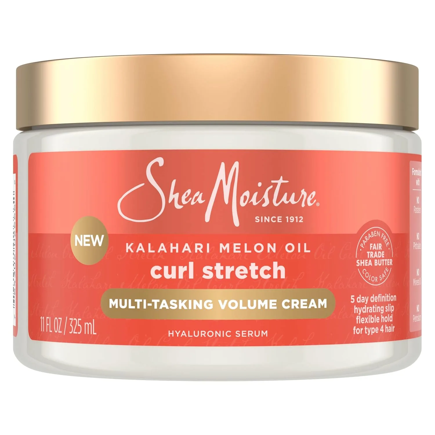 Best for Coily / Natural Hair: SheaMoisture Kalahari Melon Oil Curl Stretch Volume Cream (Stretch + Definition Cream)