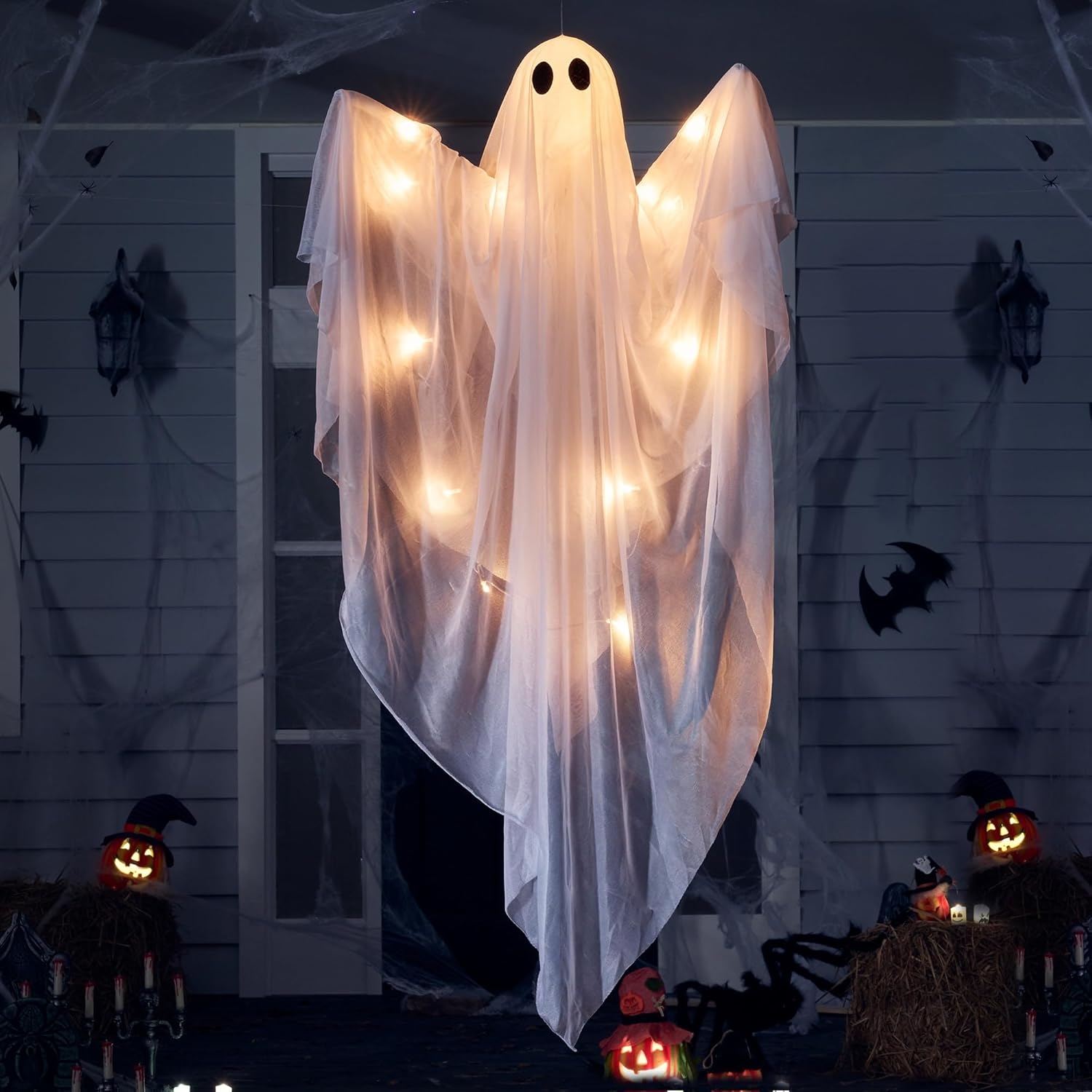 JOYIN 47″ Hanging Light‑Up Ghost