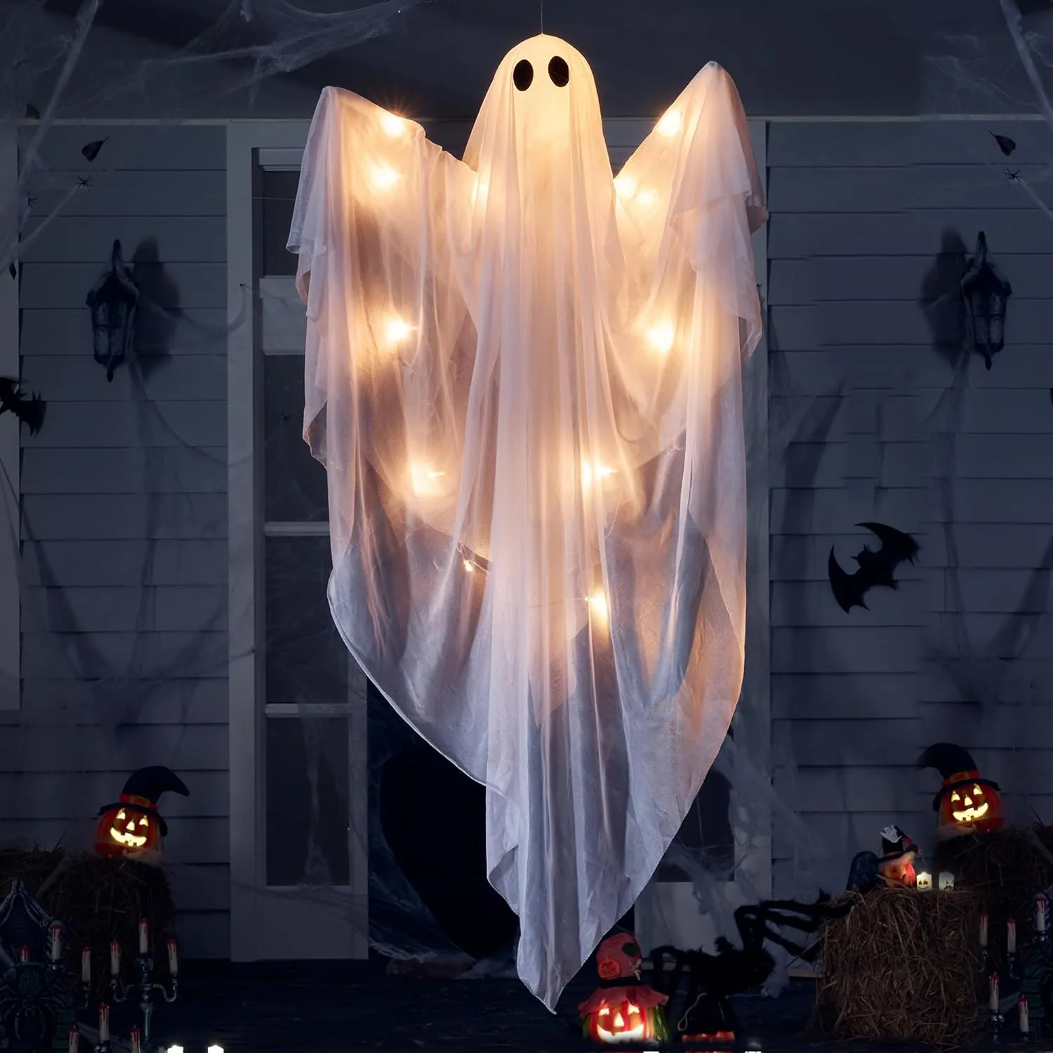 JOYIN 47″ Hanging Light‑Up Ghost