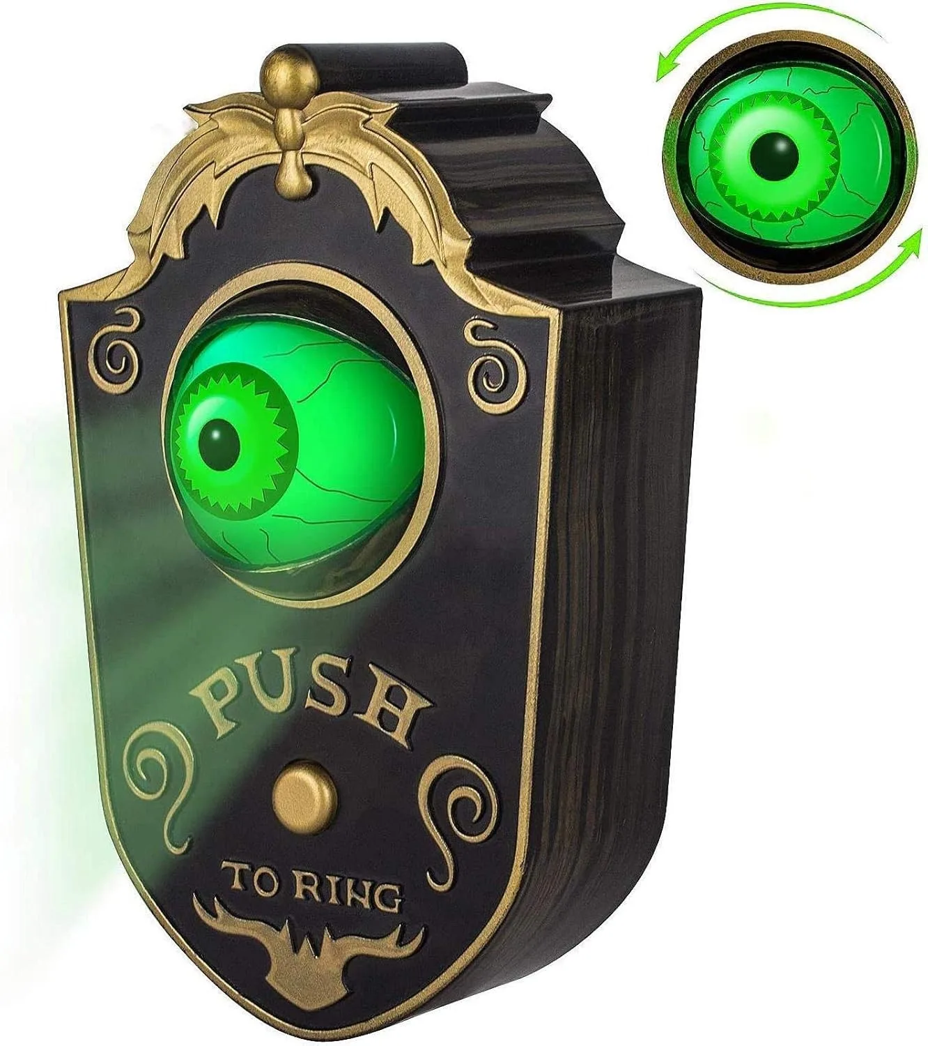 Animated Eyeball Halloween Doorbell Spooky Sounds