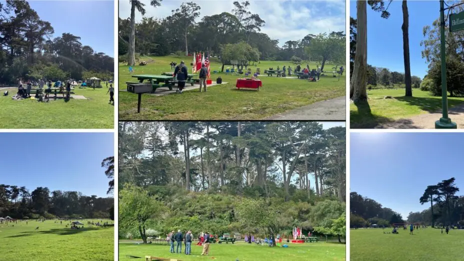 Hellman Hollow Picnic Area – Golden Gate Park, San Francisco