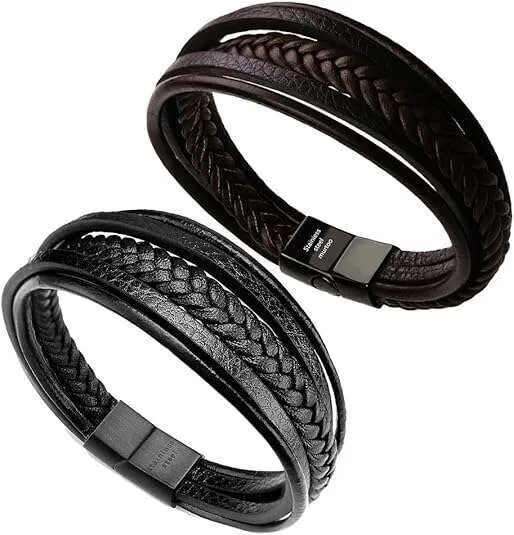 murtoo Men’s Leather Bracelet