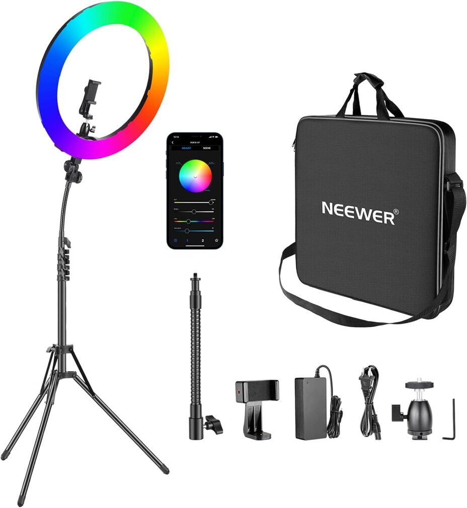 NEEWER RGB18-APP RGB Ring Light