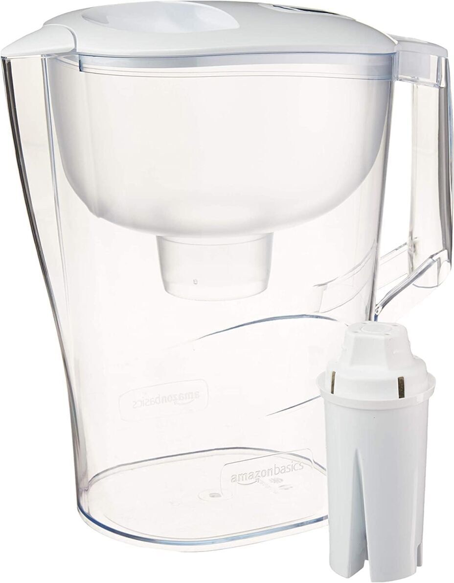 Amazon Basics Water Filter Pitcher, 10-Cup