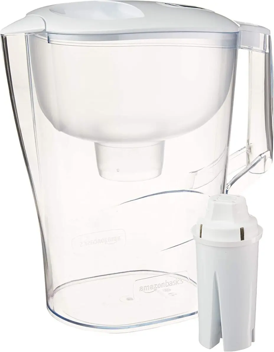 Amazon Basics Water Filter Pitcher, 10-Cup