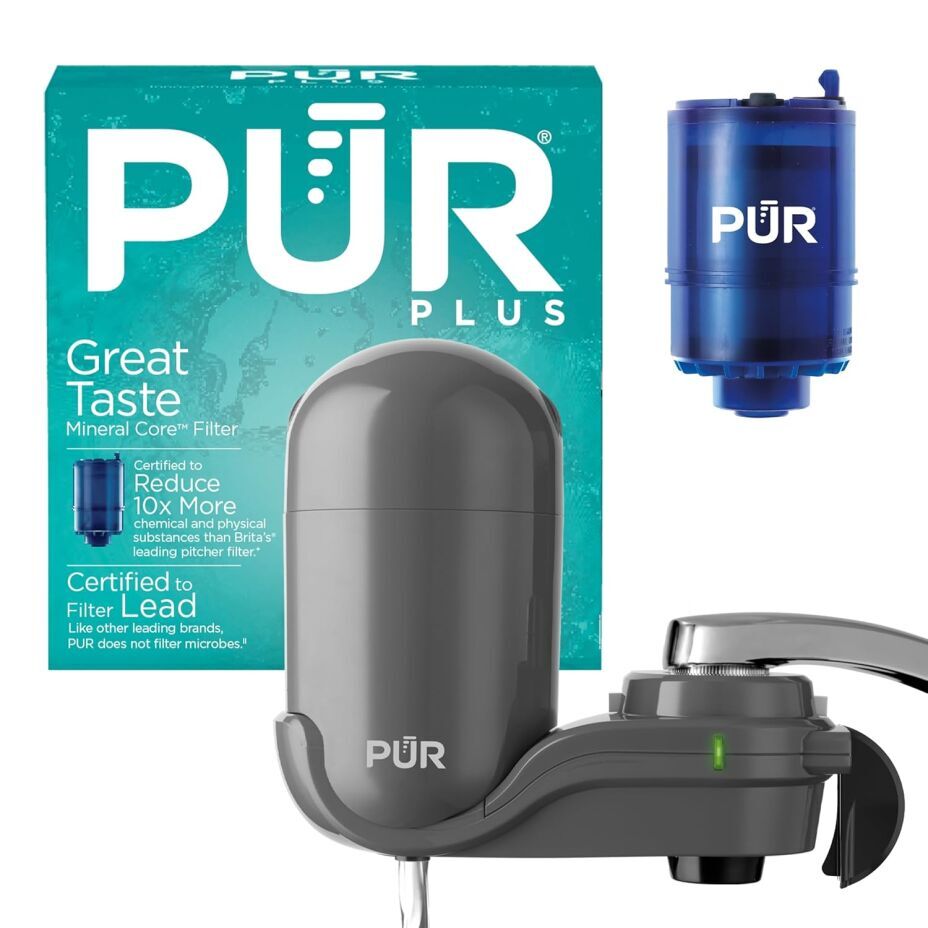 PUR PLUS Vertical Faucet Mount Water Filtration System