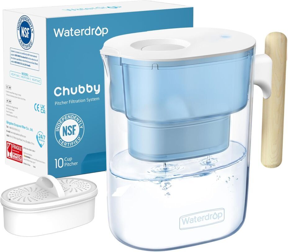 Waterdrop Water Filter Pitcher with 1 Filter